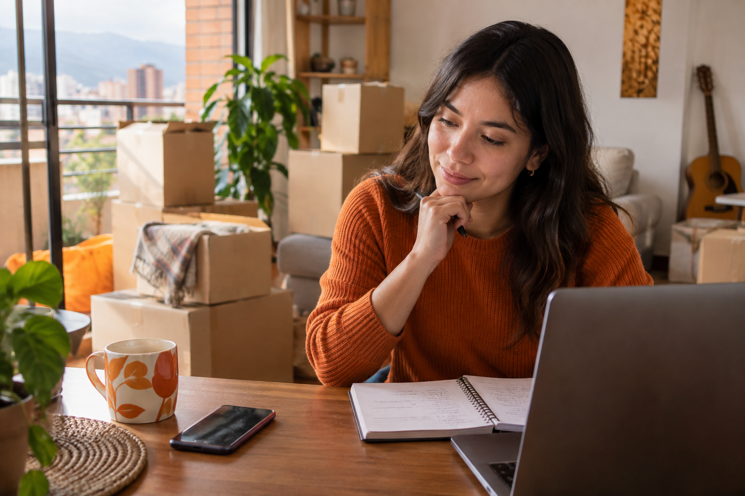 Comparación del dinero disponible después de mudarse ahora o esperar dos meses